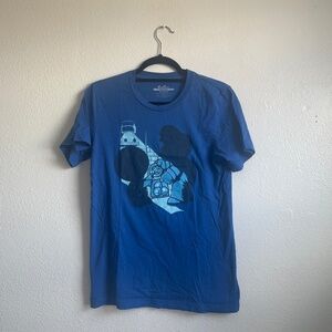 2/$15 Mario Magic Mushrooms by Ian Summers blue t-shirt